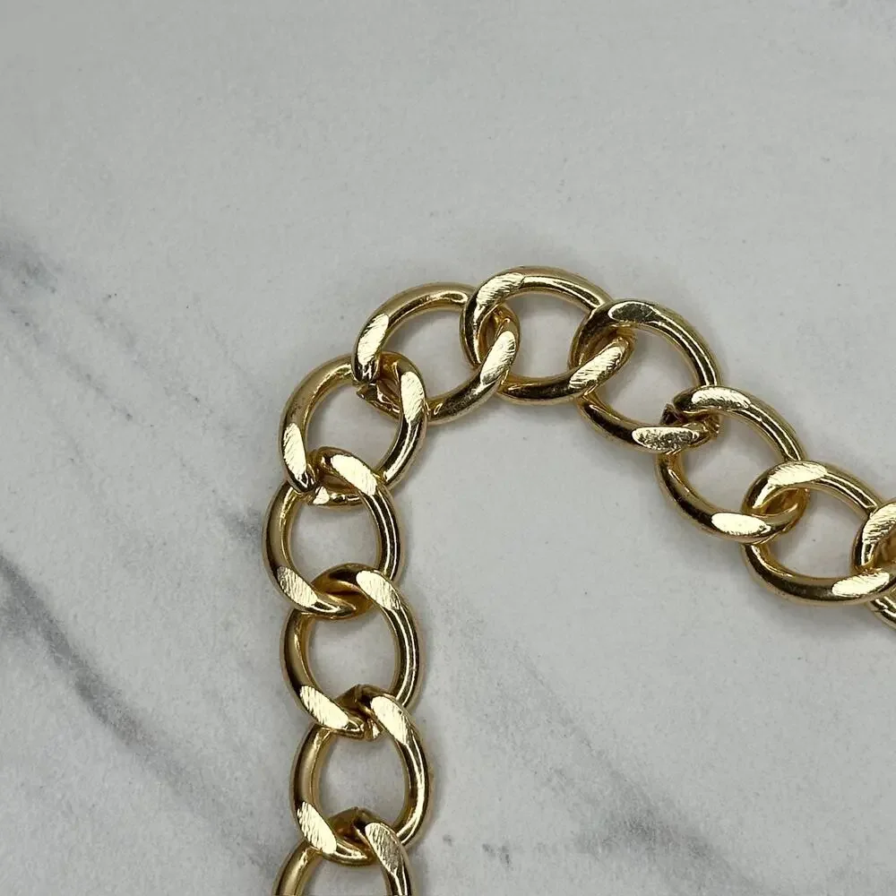 Chunky Gold Tone Multi Chain Link Belt Small/Medium (S/M) Y2K Festival ✨